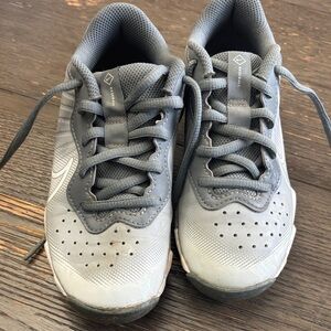 Nike Kids Gray baseball cleats